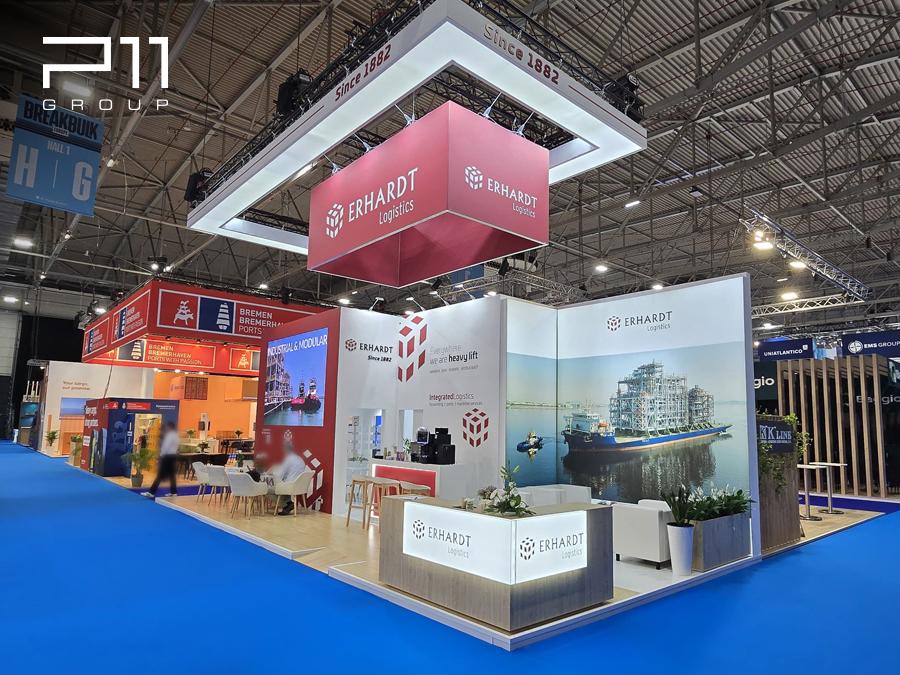 Stoisko targowe dla Erhardt – Targi Breakbulk 2026 – Rotterdam